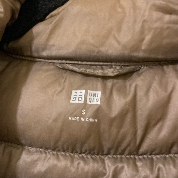 Uniqlo ultra light down vest in taupe - Picture 2 of 4